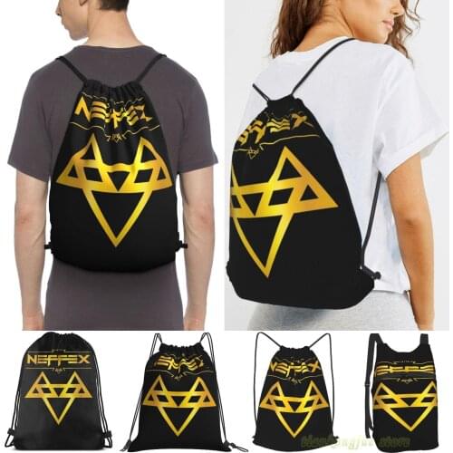 Neffex(2) Men Purpose Drawstring Backpack Bags Women Outdoor Travel Backpacks Gym Training Swimming Fitness Bag