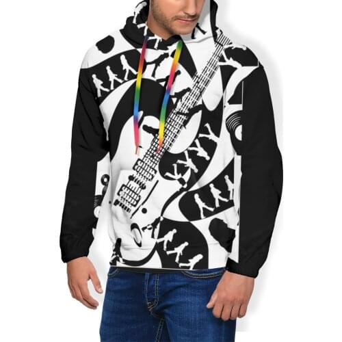 George Harrison Hoodie While My Guitar Gently Weeps Hoodies Grey Loose Pullover Hoodie Mens Over Size Hoodies