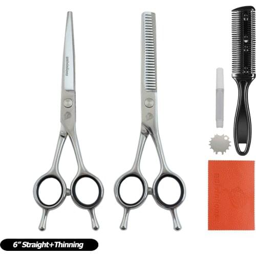 Univinlions 6.0/7.0 Inch Scissors For Dog Grooming Barber Hair Cutting Tools Hair Scissors Kit Home Grommer ShearsTijeras Perro