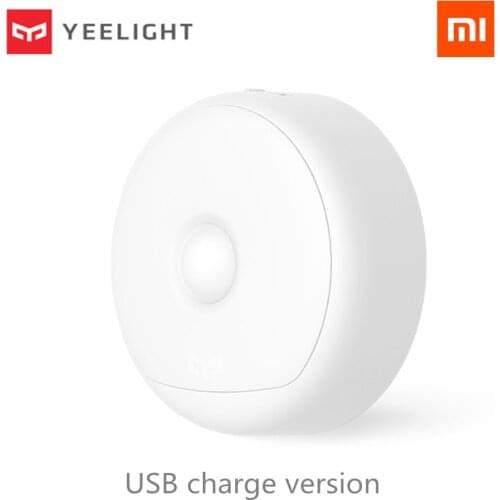 USB Charge) Xiaomi Yeelight LED Night Infrared Body Motion Sensor Magnetic Remote Control Mijia Smart Home