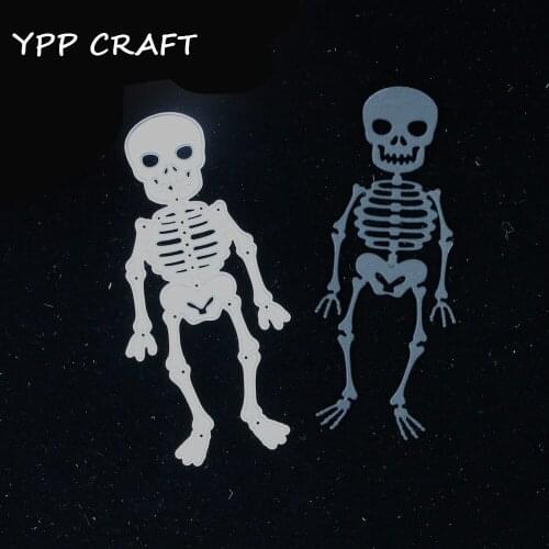 YPP CRAF 2018 Halloween Skeleton Metal Cutting Dies Stencils for DIY Scrapbooking/photo album Decorative Embossing DIY Cards