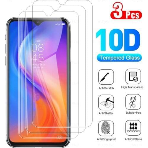 3Pcs Full Cover Protective Glass For Tecno Spark 5 Air Phone Glass Screen Protector Film For Tecno Spark5 5Air MT6761 7.00" 2020