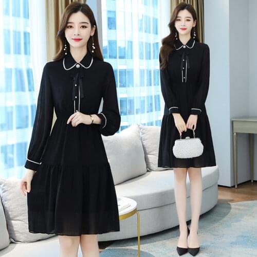 Plus Size Autumn Winter Solid Office Lady Dress 2021 Vintage Sexy Black Casual Midi Dress Elegant Women Bodycon Party Vestidos