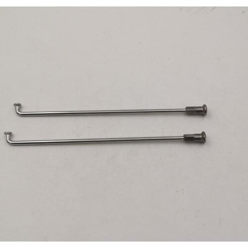 10 Gauge Diameter 3.2 mm Material 304 Stainless Steel J-bend Motorcycle Spokes Lighting Sliver Color Cylinder Body Bike Spokes