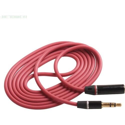 300pcs 3.5mm Male to Female M/F Stereo 1.2M Headphone Extension Cable Aux Cord 4 Pole Fashion Cable Audio Jack 3.5 Computers MP3