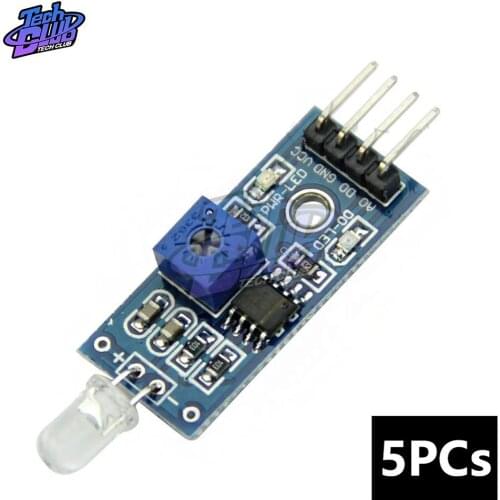5PCs 4PIN LM393 Light Sensor Switch Module Digital Photosensitive Diode Detection Switch Board Photodiode Module for Arduino