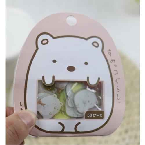 50 Pcs Fridge Sticker Cartoon Sticky Notes School Supplies Notepaper Stickers Paper Bookmarks Office Stationery