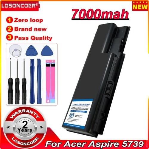 7000mAh Lapotp Battery For Acer Aspire 5739 5739G 5910G 5920 5920G 5930 5930G 5935 5940 5940G 5942 5942G 6530G 6920G 6930 6930G