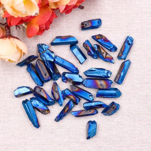 10 PCS Natural Lapis Tusk Irregular Shaped Gravel Bracelet Jewelry Accessories DIY Accessories Crystal Energy Healing Home Decor