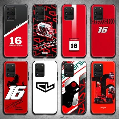 Charles Leclerc 16 Phone Case for Samsung S20 plus Ultra S6 S7 edge S8 S9 plus S10 5G lite 2020