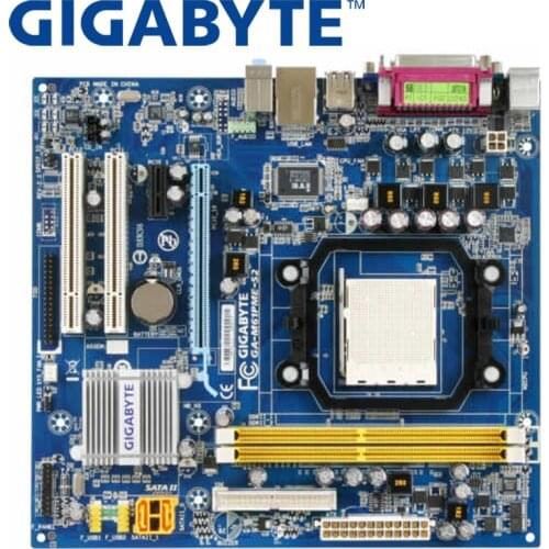 GIGABYTE GA-M61PME-S2 Desktop Motherboard NF6100-430 Socket AM2 For Athlon 64 FX X2 Dual empron DDR2 8G Used M61PME-S2