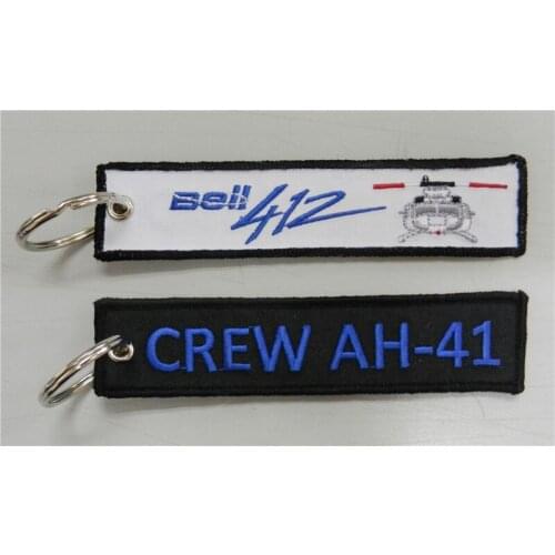 Equiline Easy Use Key Chain Luggage Tag Zipper Pull Fabric Embroidery Keychain