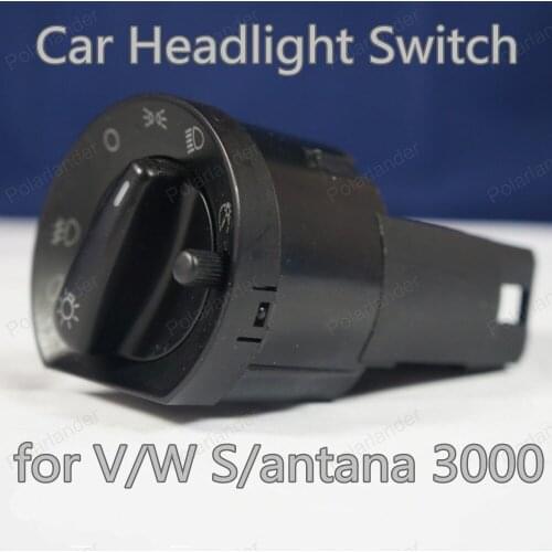 Polarlander Car Headlight On/OFF Switch Knob Button for V/W S/antana 3000 33D941531 Fog Headlight Lamp