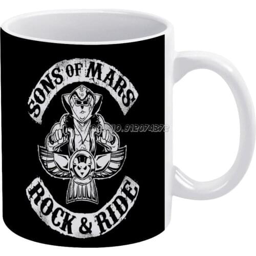 Sons Of Coffee Mugs 330ml Creative Travel Mug and Cup Office Drinkware Mugs Tazza Biker Biker From Biker Pop Culture Nostalgia 9