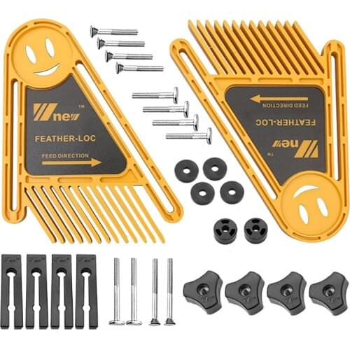 Multi-purpose Feather Loc Board Double Featherboards for Table Saws Router Tables Fences Tools Miter Gauge Slot Woodworking