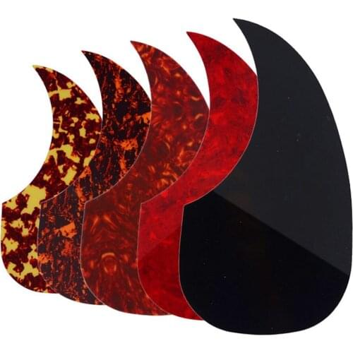 Acoustic Folk Guitar Pickguard Self-adhesiv E Drop Shaped Pick Guard Sticker Scratch Plate For Martin Style Right Handed Guitars