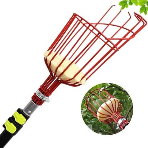 New Coming Fruit Picker Adjustable Deep Basket Convenient Harvesting Fruit Collector Catcher Apple Peach Picking Garden Tools