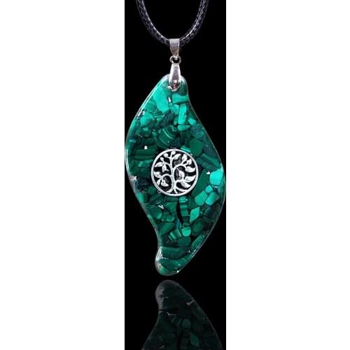Tree Of Life Orgonite Necklace Energy Crystal Healing Reiki Chakra Yoga Meditation Orgone Pendant Necklace Gifts