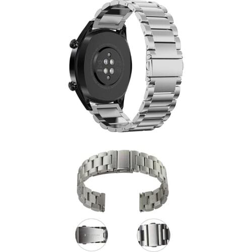 22mm Stainless Steel Watchband For Xiaomi Huami Amazfit GTR 2e Smart watch Accessories Wristband Metal Men strap Bracelet