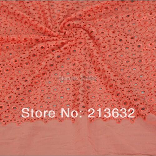 POs15 luxury hot textiles home textile embroidery fabric Professional polyester filament light punch embroidery cloth wholesale