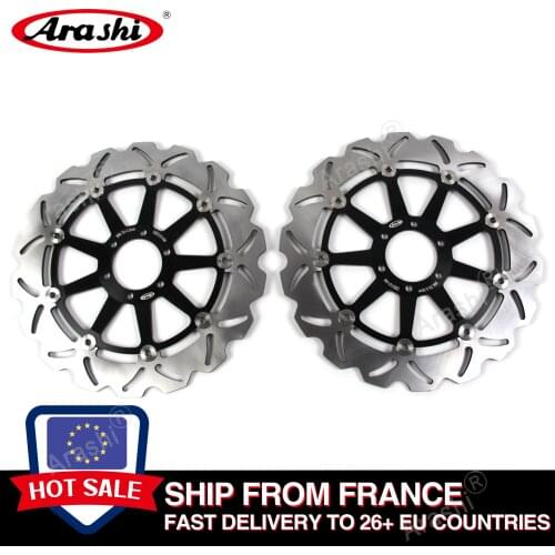 Ship From France CNC Front Brake Disc Rotors For YAMAHA TZR 250 TZR250 / FZR R 750 FZR750R FZR-R750 / FZR EXUP / FZR GENESIS