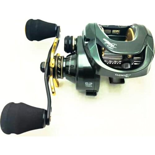 LinMoFish Fishing Reel All-Alloy Lure Rod Casting Spinning/Baitcasting Reel With Spare