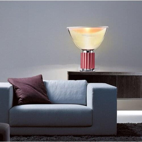 Modern Led Metal Glass Table Light Lighting Nordic Creative Living Room Lamp Bedroom Bedside Study Desk Lamp Decor Light Fixture