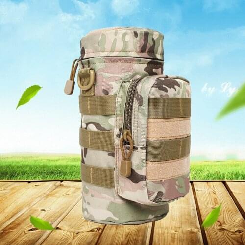 Tactical Water Bottle Pouch Molle Nylon Outdoor Tool Bags Edc Hunting And Equipment Survival Military Waist Belt Bag For Hunting