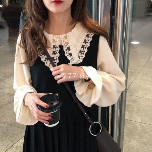 Women Dress Sweater Fake Collar Detachable Collar Female Big Lapel Shirt Collar Blouse Ladies False Blouse Collar Half Shirt