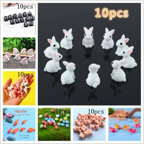 10Pcs/Goose Swan/Doll House//Miniatures/Lovely Cute/Fairy Garden Gnome/Moss Terrarium Decor/Crafts/Bonsai/DIY Supplies/Figurine