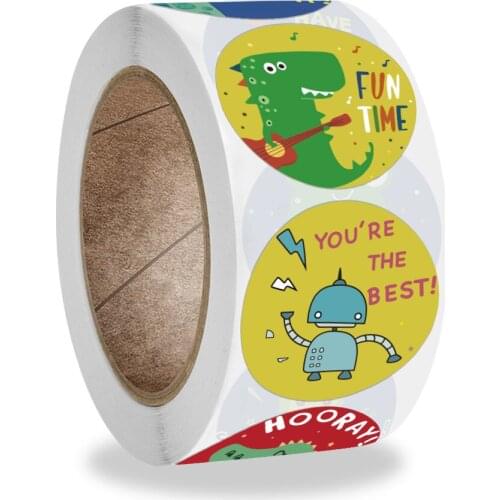 100-500pcs Reward Stickers for Kids Motivational Stickers with Cute Animals for Students Teachers Encouragement Sticker