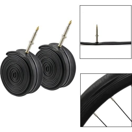 2 Pack 700X35-43C Road Bike Replacement Inner Tubes Presta Valve for Road Bikes