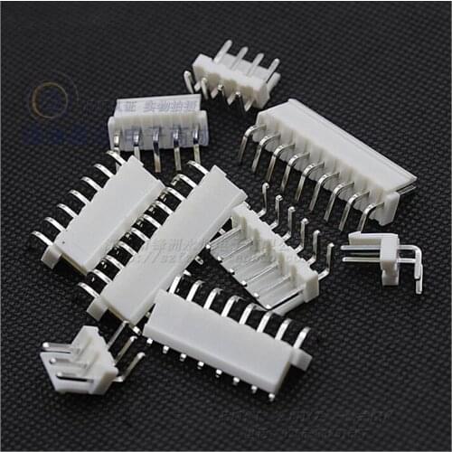 20pcs/Curved needle Socket VH3.96 Connectors Terminals Spacing:3.96MM 2P/3P/4P/5P/6P/7P/8P/9P/10P/11P/12P