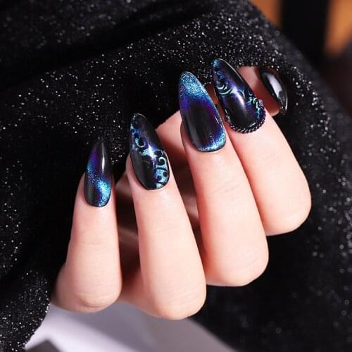 8ml 9D Nails Cat Eye UV Gel Soak Off UV LED Nail Polish Magnet Laser Shining Colorful Nail Art Varnish Manicure Phantom Galaxy