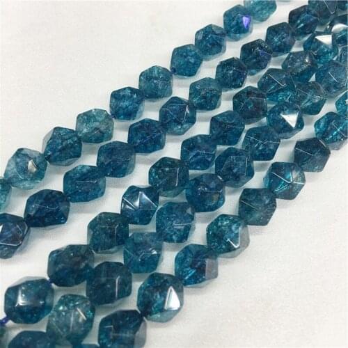 AAA 6-10MM 1Strand/Pack 100% Natural Crystal Blue Quartz Strands Semi-precious Stone Bead Jewelry Loose Beads