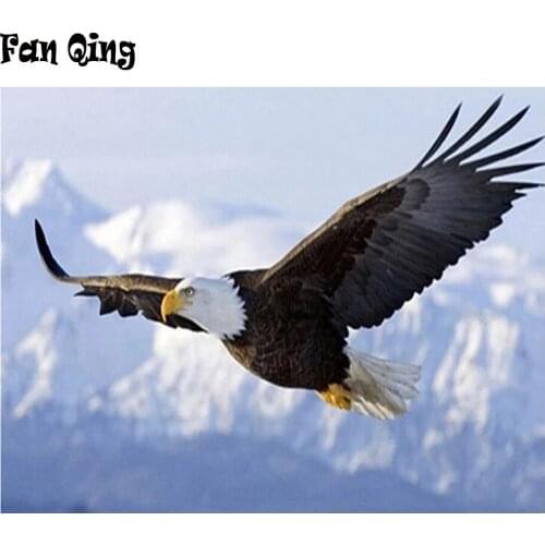 Diamond Embroidery Animals 5D Diamond Painting Full Square round Eagle Diamond Mosaic Bird Picture Of Rhinestone Home Decor