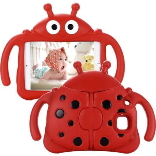 Cute Beetle Cartoon Tablet Cover for Samsung Galaxy Tab 4/3/3 Lite 7.0'' silicone body Silicone Handle for P3200/T210/T110/T230