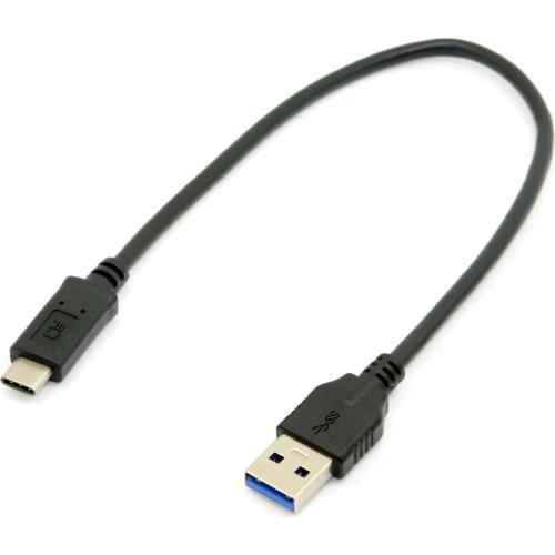 CYSM 30cm USB-C USB 3.1 Type C Male to Standard Type A Male Data Cable for Nokia N1 Tablet & Phone & Laptop & Hard Disk Drive