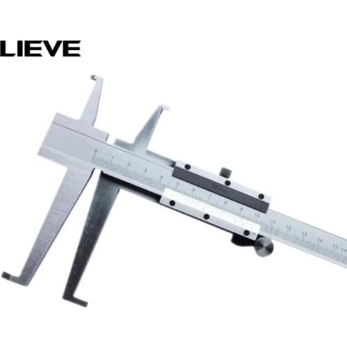 9-300mm/0.02 Long Claw Inside Groove Vernier Calipers Stainless Steel Inner Vernier Calipers Accuracy Measuring Tools