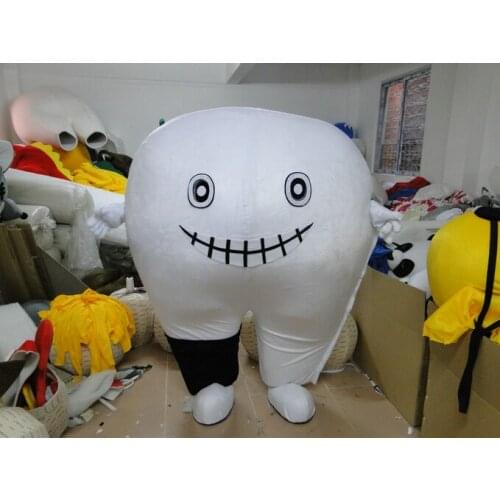 High quality Adult tooth mascot costumes/ cartoon character costume/ cartoon dress Christmas Halloween Outfit Fancy Dress