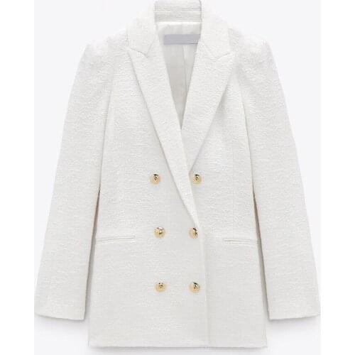 YSBFALNZ Women's Tweed Blazers