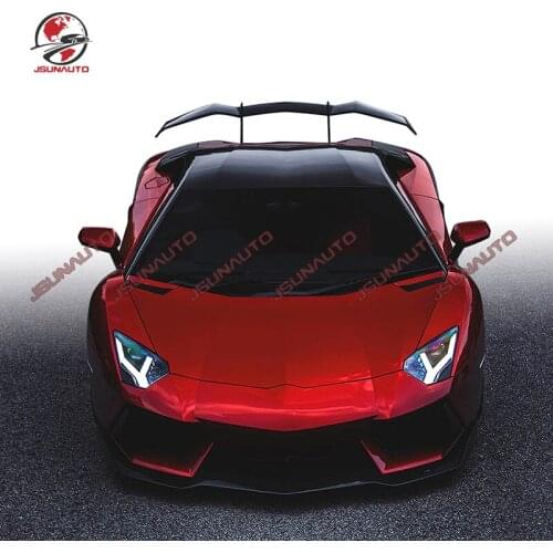 For Lamborghini Aventador 2011-2018 Carbon Fiber Rear Spoiler For Lp700 Carbon Kits Rear Race Wing Auto Accessories