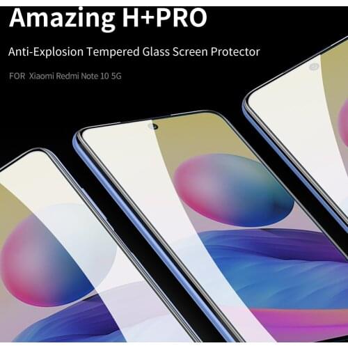 For Xiaomi Redmi Note 10 5G Tempered Glass Nillkin H/ H+Pro Anti-Explosion Front Glass Film For Redmi Note10 5G Screen Protector