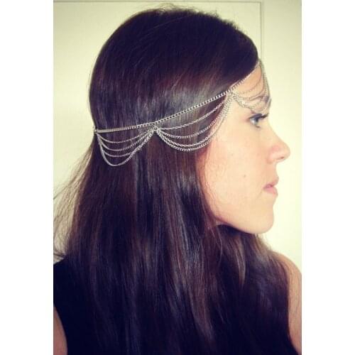 Women Bride Flower Headband Bohemian Rose hair band Crown Hairband headwear Elastic Beach Hair Accessories 2pcs FD36