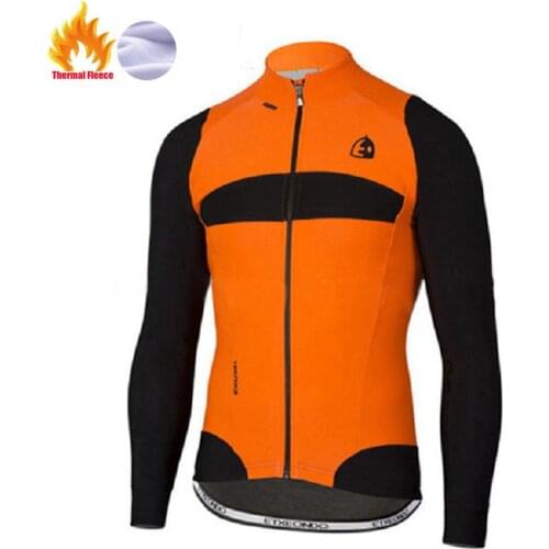Etxeondo Winter Thermal Fleece jacket Cycling Jersey long sleeve Ropa ciclismo hombre Bicycle Wear Bike Clothing maillot Ciclism