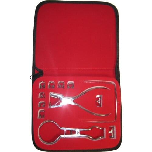 1 Set Dental Rubber Dam Perforating Puncher Pliers Dentist Lab Device