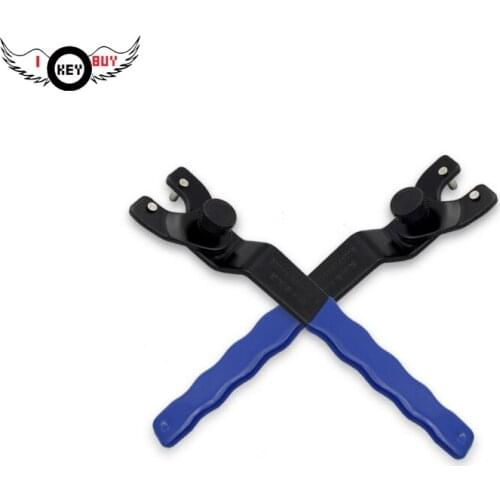 1 Piece Adjustable Lock-Nut Grinder Wrench Blue Home Wrenches Repair Tool 8-50 mm