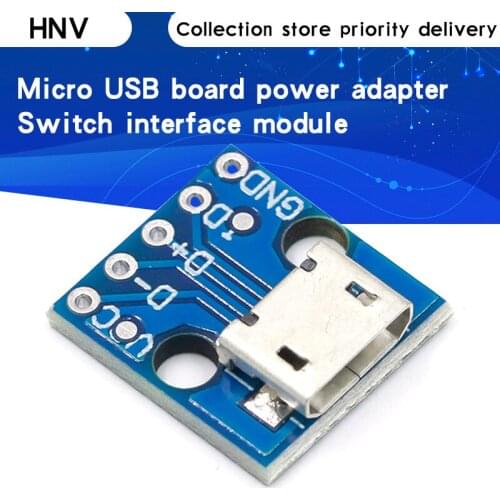 10Pcs CJMCU Micro USB Board Power Adapter 5V Breakout Switch Interface Module