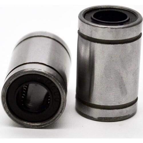 10pcs/lot LM6UU 6mm 6mmx12mmx19mm Linear Ball Bearing Bush Bushing CNC 6x12x19mm For 6mm Linear Shaft
