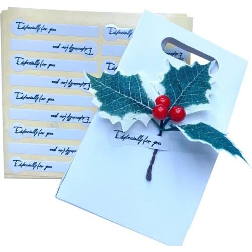 2000pcs/lot Vintage Craft Paper Sealing sticker DIY Gifts posted Baking Decoration label Multifunction